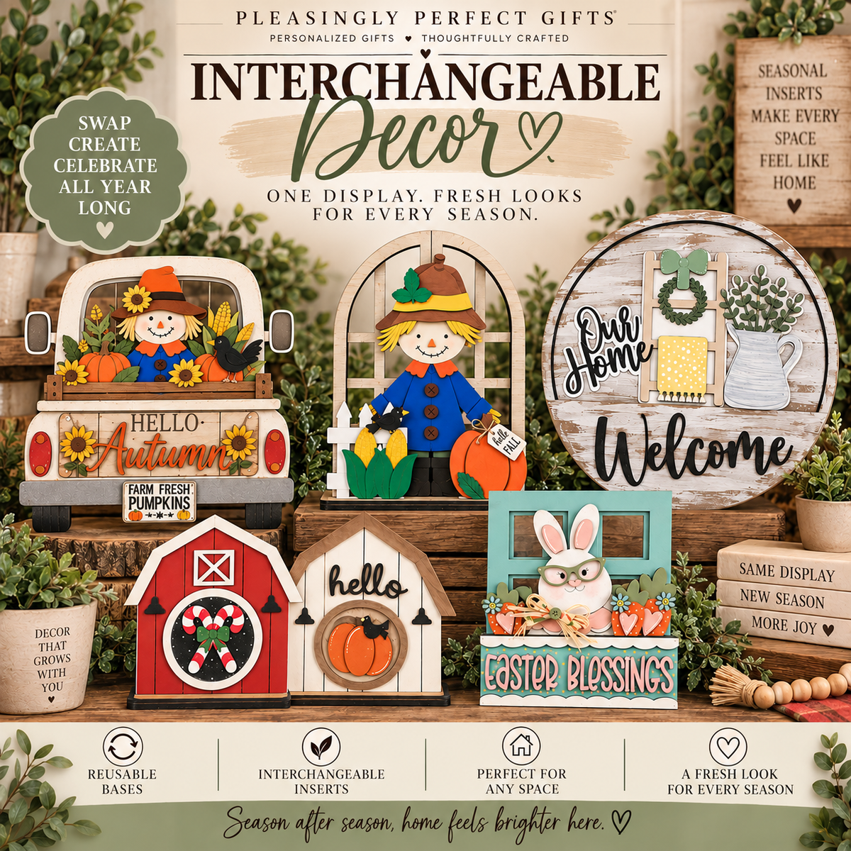 Interchangeable Decor